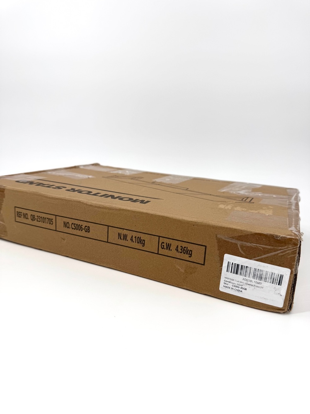 WESTREE Heavy Duty Dual Monitor Stand Riser, Wood and Steel - Picture 7 of 8